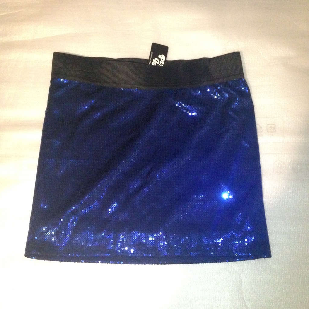 Planet Gold Blue Sequin
